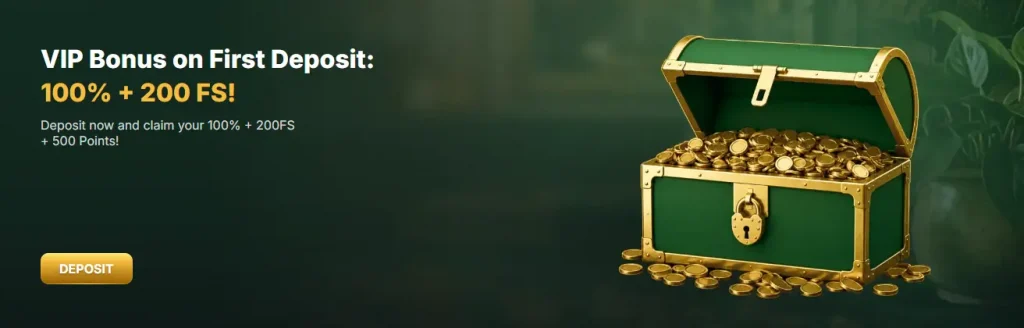 GoldenRoo Casino VIP First Deposit Bonus